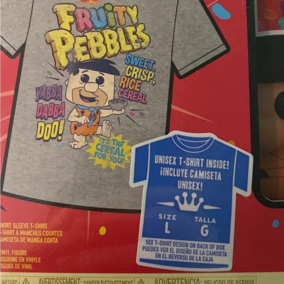 Fruity Pebbles Funko Pop with t-shirt - Picture 3 of 6